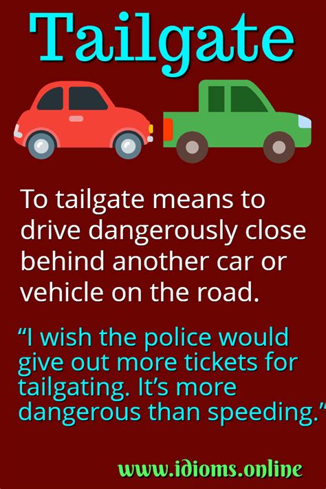 tailgating meaning in punjabi|tailgate .